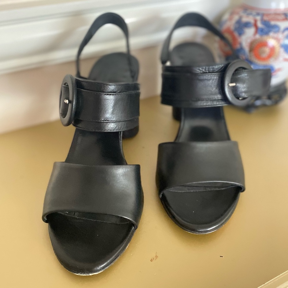 Napoleoni black Heeled Sandals